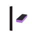 Nail File and Thin Buffer Block Reusable Black Rectangle Shape Double Sided Manicure Tools with 100/180 Grit Thin Sanding Buffing Grinding Plisher File