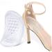 4 Pairs Self-Adhesive Clear Heel Pads - Silicone Shoe Inserts & Grips for Comfort - Breathable Gel Heel Accessories for Women - Buy Online on GoSupps.com
