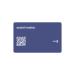 Social Master Digital Business Card Plastic Wallet Sized NFC Tag for Instant Contact and Social Media Sharing iOS and Android Compatible (Navy)