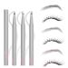 pohdhk Double Tip Lower Eyelash Pencil Upgraded 3D Waterproof 2 Tip Eyelash Pen Eye Liner Liquid Eyeliner for Natural Eye Makeup (3Pcs)