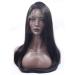 Long Straight Lace Front Wig - Natural Silky Black Heat Resistant Synthetic Hairpiece for Ladies | 26in & 18in - Perfect for Daily Wear Cosplay & Parties - Buy Online on GoSupps.com