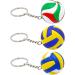 Ifundom 3D Volleyball Key Pendant - Sportball Keychain for Bags & Backpacks | 3 Pieces Hanging Volleyball Trailer - Buy Online on GoSupps.com