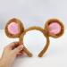 amangul Soft Bear Ears Headbands Plush Mouse Ears Hair Hoop for Washing Face Cartoon Animal Hairbands Halloween Costume(Gray) - Buy Online on GoSupps.com