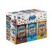 Snack Pop Candy Coated Popcorn Made with Real Candy Pieces Drizzled with Chocolate (NON GMO/Variety Pack/MM's 1 Oz bags), Snickers, Twix, M&M Minis, 16 Count