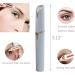 Rechargeable Electric Eyebrow Hair Remover with LED Light - Painless Trimmer for Women - White - Buy Online on GoSupps.com