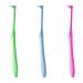 3 Pieces Tuft Toothbrushes Slim Interspace Teeth Brush for Orthodontic Braces & Detail Cleaning