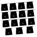 FOMIYES 15 Pcs Hair Dryer Storage Bag Makeup Bags Hair Bag Hair Dryer Drawstring Bag Hair Accessories Travel