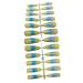 dijiusidy 24 Pieces Nails Full Cover Elegant Gradient Style Artificial Nail Tips Manicure Decoration Fingernail Accessory ch03