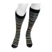 Juzo Power Vibe Premium Compression Socks For Men and Women 15-20 mmHg Super Stripe Large