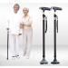 Crutches for The Elderly Four-Legged Telescopic Elderly Aluminum Alloy Lightweight Multifunctional Cane Cane with Light and Non-Slip Walking Stick Smooth Sailing - Buy Online on GoSupps.com