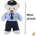 Blue Police Outfit for 16inch Teddy Bear - Teddy Bear Clothes - BEAR NOT INCLUDED - Buy Online on GoSupps.com
