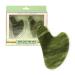 Lindo Jade Gua Sha Duo - Facial GuaSha Contour Massager Tool 100% Natural Jade Stone Quality Beauty Face Tool Lifting Sculpting and Contouring Face and Body Anti-Aging Skincare 2 Pack