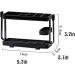 Zumaha Wrought Iron Toothbrush Holder with Silicone Mat - Stylish Bathroom Organizer for Toothbrushes & Razors - Durable White Design - Buy Online on GoSupps.com