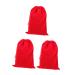 Healeved 3pcs Hair Dryer Storage Bag Dustproof Hair Dryer Bags Hair Blower Bags Travel Blow Dryer Red Flannel