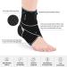 Sasori Ankle Support Brace - Adjustable Compression Strap for Sports Protection and Injury Recovery - One Size Fits Men and Women - Buy Online on GoSupps.com