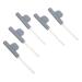 Gleavi 5 piece of cleaning brush cleaning accessories hearing aid brush maintenance hearing brush hearing brush brushes household-and-power supply gray maintenance pipe cleaner