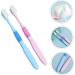 Minkissy 4-Piece Portable Children s Toothbrush Set - Soft Safe & Effective Pink Cleaning Tools for Kids | International Shipping - Buy Online on GoSupps.com