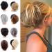 Messy Bun Hair Piece for Women Synthetic Donut Straight Ponytail Hair Messy Hair Bun Scrunchie Chignon With Elastic Hair Bands Pieces For Women Hair Extensions Fake Hair Accessories for Women Girls 6AT88 - Buy Online on GoSupps.com