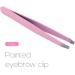 Tweezers For Women Eyebrow Tweezers 1 Pc Black/Pink Eyebrow Tweezer Hair Beauty Slanted Puller Stainless Steel Clips Makeup Tool - Buy Online on GoSupps.com