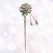 FRCOLOR Chinese Hair Stick Rhinestone Hair Chopsticks Flower Hair Clip Vintage Tassel Hair Pin Hair Making Accessories for Women (Blue) - Buy Online on GoSupps.com