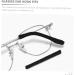 Uonlytech 2pcs Glasses Leg Protection - Anti-Slip Cover for Metal Glasses - Durable Elastane Accessory (5.5x0.7cm) - International Shipping Available - Buy Online on GoSupps.com