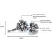 WIPPWER Pin Jewelry Gifts for Women Ladies Fashion Accessories Blue Rhinestone Plum Blossom Brooch Pin Party Brooch Flower Shaped Brooch Brooches & Pins - Buy Online on GoSupps.com
