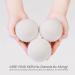 Natural Wool Dryer Balls White Laundry Balls Large Reusable Dryer Tumble Balls for Washing Pack of 6 - Buy Online on GoSupps.com