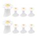 Frcolor Daisy Silicone Toe Separators Gel Foot Toe Spacers Pedicures Nail Art Tools 8pcs (White)