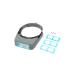 Headband Magnifier Head MountLighted Magnifying Glasses 4 Lens Headband Wearing Magnifier Watch Repair Reading Optivisor Eye Welding Visor Tool for Hobbies Reading Jewelry Loupe Crafts Watch