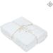BIOWEAVES 100% Organic Cotton 700 GSM Plush Towel Set - 6-Piece GOTS Certified, White - Buy Online on GoSupps.com