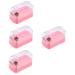 Beaupretty Drill nail polish head box nail drill storage nail drill bit case nails drill bits nail drill bits drill bit holder for nails drill bits for nails nail bits clean plastic Storage