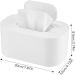 USB Baby Wipe Warmer Baby Wet Wipes Dispenser 55 Constant Modes Evenly Overall Heating Silence Large Capacity Portable Diaper Wipe Warmer for Home Car Travel White - Buy Online on GoSupps.com