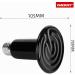 VANSUKY 100W Ceramic Heat Emitter for Reptiles Amphibians Dogs Cats and etc No Light Infrared Heat Lamp for Terrariums and Vivariums 100.0 Watts - Buy Online on GoSupps.com