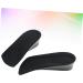 GLEAVI PU Shoe Insoles - 2 Pairs Height Increase Inserts for Men & Women - Invisible Arch Support Pads - Half Size Black - Buy Online on GoSupps.com