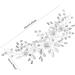 ISLHJDD Flower Bride Wedding Hair Vine Crystal Hair Accessories Bridal Hair Clip Prom hair Accessories Bridal Headband Headpiece for Women and Girls - Buy Online on GoSupps.com