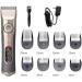 Buy Professional Hair Clippers for Men - Rechargeable 250 Mins Titanium Alloy Cutter Speed Adjustment - Best Barber Trimmer Online - Buy Online on GoSupps.com
