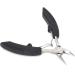 Cuticle Nipper Cuticle Scissors Nail Pliers for Toenail Fingernail(Black) - Buy Online on GoSupps.com