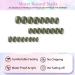 Buy Camellia Olive Green Dainty Acrylic Press-On Nails - Full Cover Pure Color Round Design for Small Hands - Feder Nails in Various Sizes - Buy Online on GoSupps.com