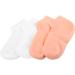 Beavorty 4 Pairs Exfoliating Moisturizing Socks Dead Skin Socks moisturizing Foot Socks Cosmetic moisturizing Socks Foot spa exfoliating Socks spa Socks Women's sebs Pedicure Torn Socks - Buy Online on GoSupps.com