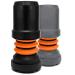 Flexyfoot Shock Absorbing Crutch Ferrule Choice of Sizes and Colours Available Here Improves Grip Improves Safety Improves Comfort Black 22mm 22mm - Pack of 1 Black