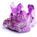 Stone 1pc New Purple Electroplated Crystal Quartz Specimen Electroplating Crystal Clusters Decoration Gift Balance Gemstone Decoration Crystal Cluster (Color : 50-60g Purple) - Buy Online on GoSupps.com