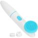 Buy Silicone Facial Cleaning Brush - 2 in 1 Electric Exfoliating Face Cleaner for Deep Skin Cleansing (Blue) - International Shipping Available - Buy Online on GoSupps.com