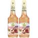 Moulin de Valdonne White Peach Syrup for Refreshing Drinks, Cocktail with or without Alcohol, 2 Bottles 70 cl