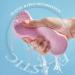 WYSHAK Exfoliating Bath Sponge with Dead Skin Remover - Skin Friendly and Reusable for Adults & Children (Blue+Pink) | Includes 2 Free Hooks - Buy Online on GoSupps.com