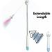 PETVERA Retractable Wand Cat Toy - Interactive Feather String Toy for Indoor Play - Best Teaser Laser Toy for Kittens - Blue Cat Fishing Stick - Buy Online on GoSupps.com
