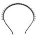 FUWIND Silver Metal Stud Rivet Spike Headband Hair Band Aliceband Punk Girl