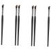 Baluue 6 Pcs Eyebrow Brush Brow Concealer Angled Brow Brush Eye Cosmetics Brush Artificial Fiber