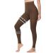 Beister medical compression stockings women long 20-30 mmHg support stockings men opaque toe-free compression pants class 2 solid support for varicose veins edema brown 3xl