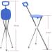 Elderly Crutches Quadruple Cane Folding Stool Family - Buy Online on GoSupps.com