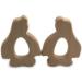 Wendysun 10pcs Cartoon Sea Lion Wood Teether Set - Natural Baby Teething Toy - Buy Online on GoSupps.com